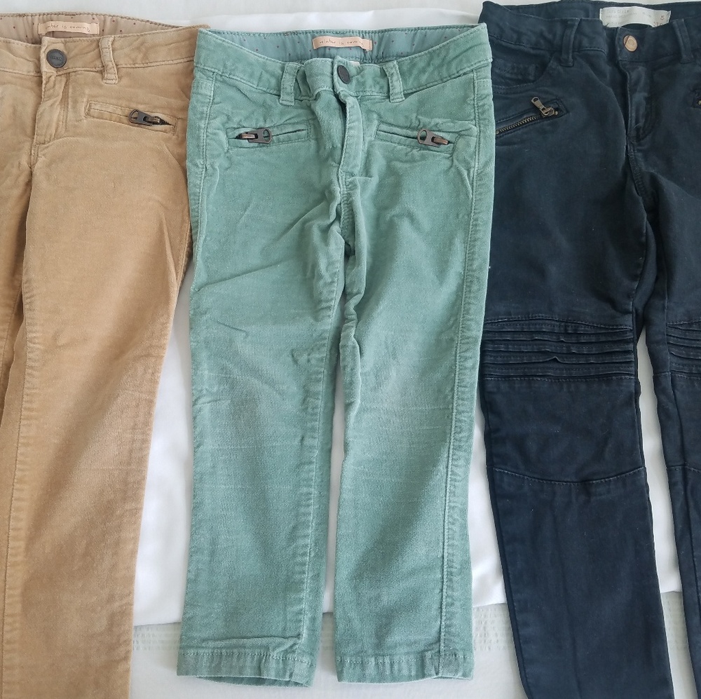 LOT kids zara winter pants